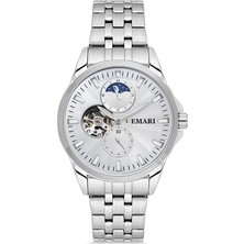 Otomatik Erkek Kol Saati – Çelik Kasa & Bilezik, Beyaz Kadran DM-00101G-A1