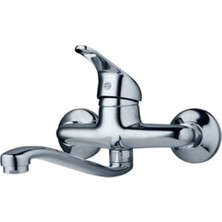 Ucuzluk Evi Duvardan Aplike Mutfak Eviye Lavabo Bataryası Döner Boru