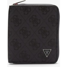 Guess SMMALOLEA02 Milano Compact Zip A Erkek Cüzdan