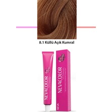 Herşeytrend Premium 8.1 Küllü Açık Kumral - Kalıcı Krem Saç Boyası 50 G Tüp