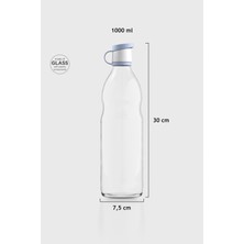 Renga Zen 1000 ml Cam Şişe 181001 Bebe Mavisi