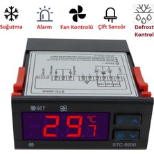 Normadia DC12-72V 10A Termostat Soğutma Kontrol Cihazı Evrensel Kullanım