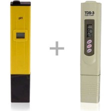 Normadia 2'li Su Test Cihazı Seti, Ph ve Tds Ölçüm, Güvenilir ve Hızlı