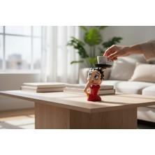 Kelebek Rüyası Sanat Atölyesi Betty Boop Tepsili Sunumluk , Lokumluk ,kahve ,dekor , Hediyelik