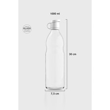 Renga Zen 1000 ml Cam Şişe 181001 Beyaz