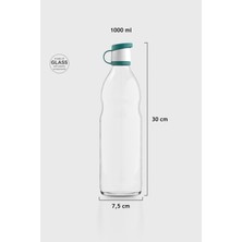 Renga Zen 1000 ml Cam Şişe 181001 Turkuaz