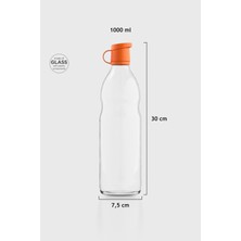 Renga Zen 1000 ml Cam Şişe 181001 Turuncu