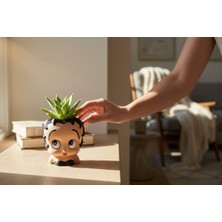 Kelebek Rüyası Sanat Atölyesi Betty Boop Saksı , Dekorasyon , Hediyelik