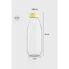 Renga Milky 1000 ml Cam Şişe 181009 Sarı