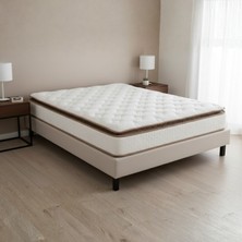 Argimo Cortado Çift Kişilik Pedli Paket Yaylı Yatak 25 cm