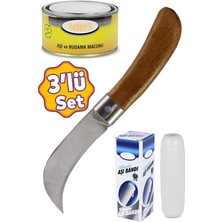 Normadia Eğri Uçlu Bağ Bıçağı Seti + Aşı Bandı ve Macunu, Pratik Çözüm