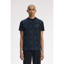 Fred Perry M1757 Black Watch Tartan Erkek Tişört