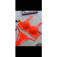 Benela Fashion Neon Turuncu Destekli Takım