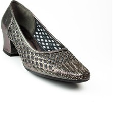 Miss Park Moda 502 Gri Taşlı Topuklu Abiye Kadın Ayakkabı