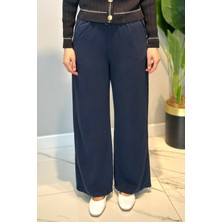 Lale Butik Lyocell Bolpaça Kot Pantolon 2773 Lacivert