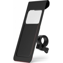 Viamean Motosiklet Gidon Bağlantılı Tam Su Geçirmez Telefon Tutucu Güçlü Koruma