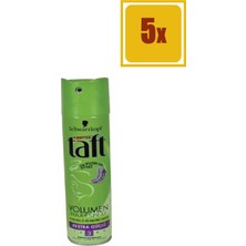 Taft Saç Spreyi Volumen 3 Ekstra Hacim 250 ml 5'li Set