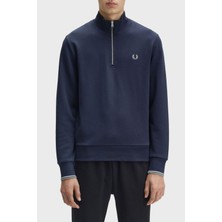 Fred Perry M3574 Half Zip Erkek Sweatshirt