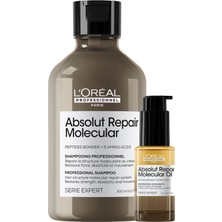 L'Oréal Professionnel Tüm Yıpranmış Saçlar Için Moleküler Onarım ve Parlaklık Sağlayan Ikili Saç Bakım Seti