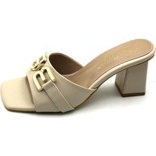 De Scario 084 Kadın Topuklu Terlik