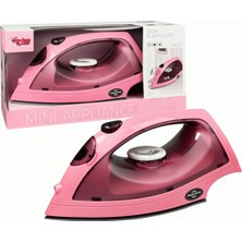 Toyska Oyuncak Ütü - Su Spreyli Buharlı - Sesli ve Işıklı - Pembe (21CM)