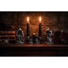 Dolce Gotik Dekoratif Mumluk Seti ( 3 Lü Set )