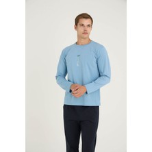 Kly Erkek O.yaka Pijama Takımı Şık Tasarım - Dış Giyim