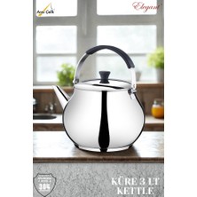  3 lt. küre silikonlu üstten tutmalı kettle
