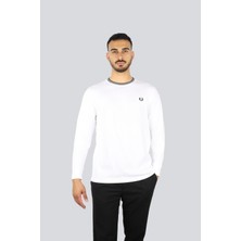 Fred Perry M9602 Ls Twin Tipped Erkek Tişört