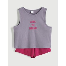 Lc Waikiki Yeni Sezon Beli Lastikli Kız Çocuk Pijama Şort