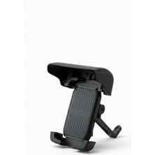 Viamean Güneşlik ve Yağmurluk Korumalı 360 Derece Motosiklet Ayna Telefon Tutucu