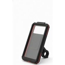 Viamean Motosiklet Gidon Montajlı Kapalı Kutu Telefon Tutucu Dokunmatik Uyumlu Kılıflı