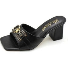 De Scario 084 Kadın Topuklu Terlik