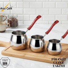 Arzu Çelik Küre Cezve Takımı