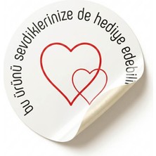 Koliciabla Bu Ürünü Sevdiklerinize De Hediye Edebilirsiniz Sticker (4X4CM) - 54 Adet  Sessiz Pazarlamacınız!