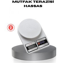 MiraLive Hassas Dijital Mutfak Tartısı – 1g Doğruluk, LCD Ekran, Otomatik Kapanma