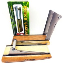 Normadia El Yapımı Çift Ağızlı Ceviz Aşı Bıçağı Yatağan