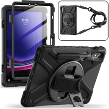 MobaxAksesuar Samsung Galaxy Tab S10 Lite FE/S10/S9 Fe/s9 Defender Askılı Zırhlı Tank Case