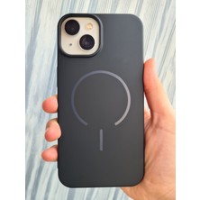 iPhone 15 Magsafe ile Uyumlu Yumuşak Soft Mükemmel Manyetik Esnek Lansman Silikon Kılıf