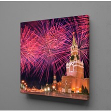 Technopa HAVAİ FİŞEK PATLAMALARI KANVAS TABLO - 140x140cm