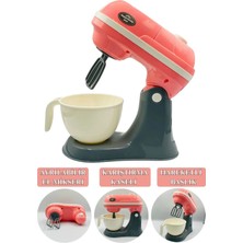 Toyska Oyuncak Mutfak Mikseri – Pilli, Işıklı ve Sesli, 360° Döner – Mavi