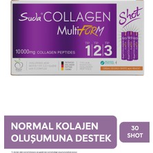 Suda Collagen Multiform Şeftali 30 Shot Türkiye Menşeli İçerik Bilgisi ile Zenginleştirilmiş