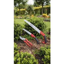 Normadia 3'lü Bahçe Budama Seti – Profesyonel Testere, Bağ Makası, Katlanır Testere