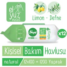 Sleepy Natural Kişisel Bakım Havlusu 12X100 (1200 Yaprak)