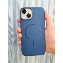 iPhone 15 Magsafe ile Uyumlu Yumuşak Soft Mükemmel Manyetik Esnek Lansman Silikon Kılıf