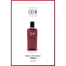 American Crew Detox Shampoo 250 ml – Erkeklere Özel Arındırıcı Şampuan | Derin Temizlik & Yağ Dengesi