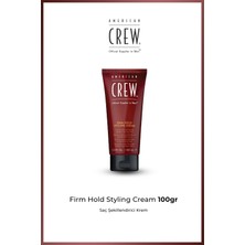 American Crew Firm Hold Styling Cream 100 ml – Erkek Saç Şekillendirici Krem | Güçlü Tutuş + Doğal Parlaklık