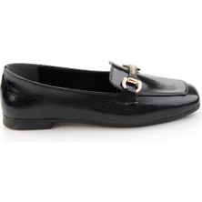 Bambi Siyah  Kadın Loafer Ayakkabı K01641023042