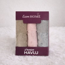 Ecem Home 3'lü Mutfak Havlusu Seti