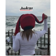 Jiekai Kask Peluşu Tek Ebat Red She